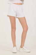Kids Ash Grey Shorts with Bow
