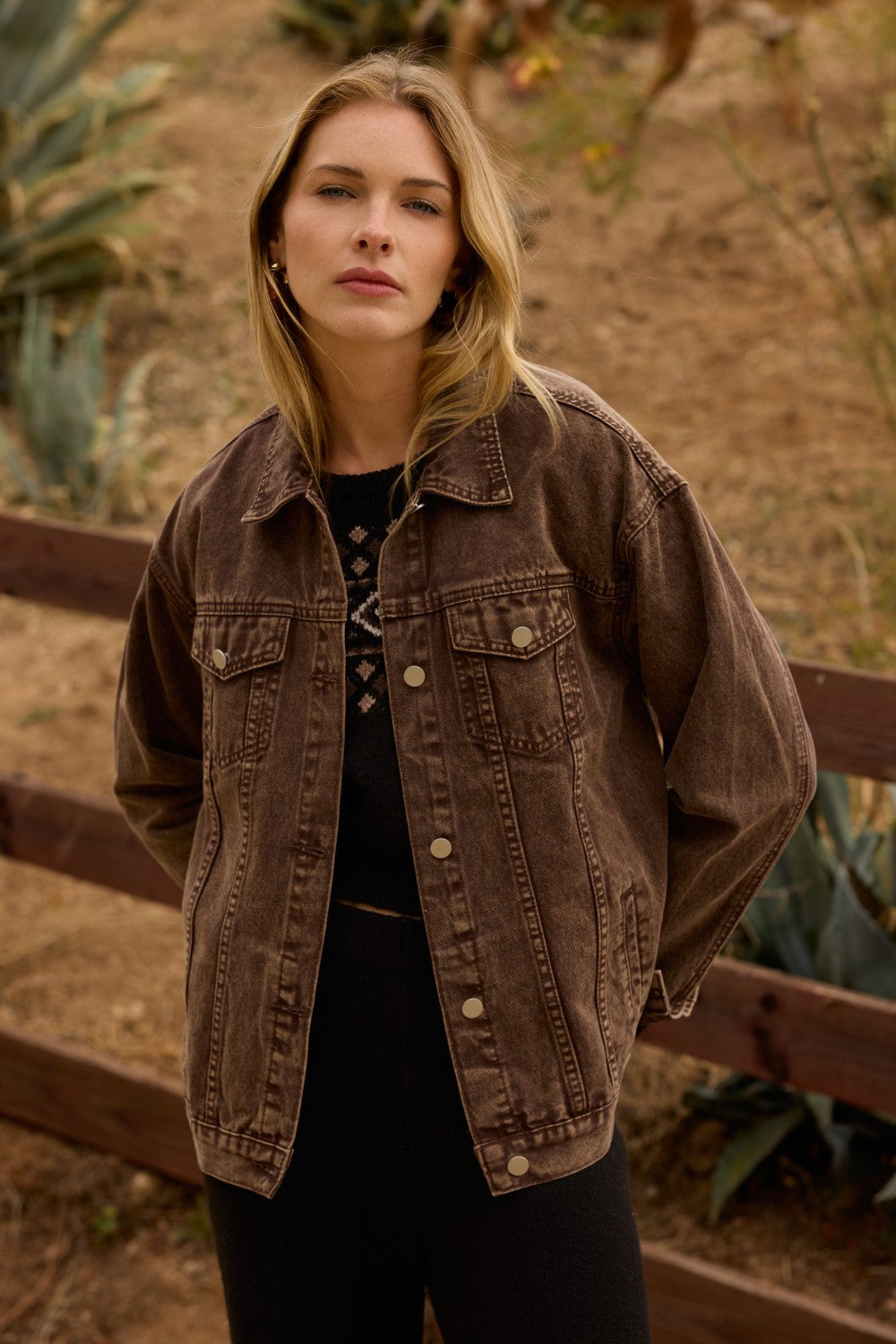 Washed Denim Jacket