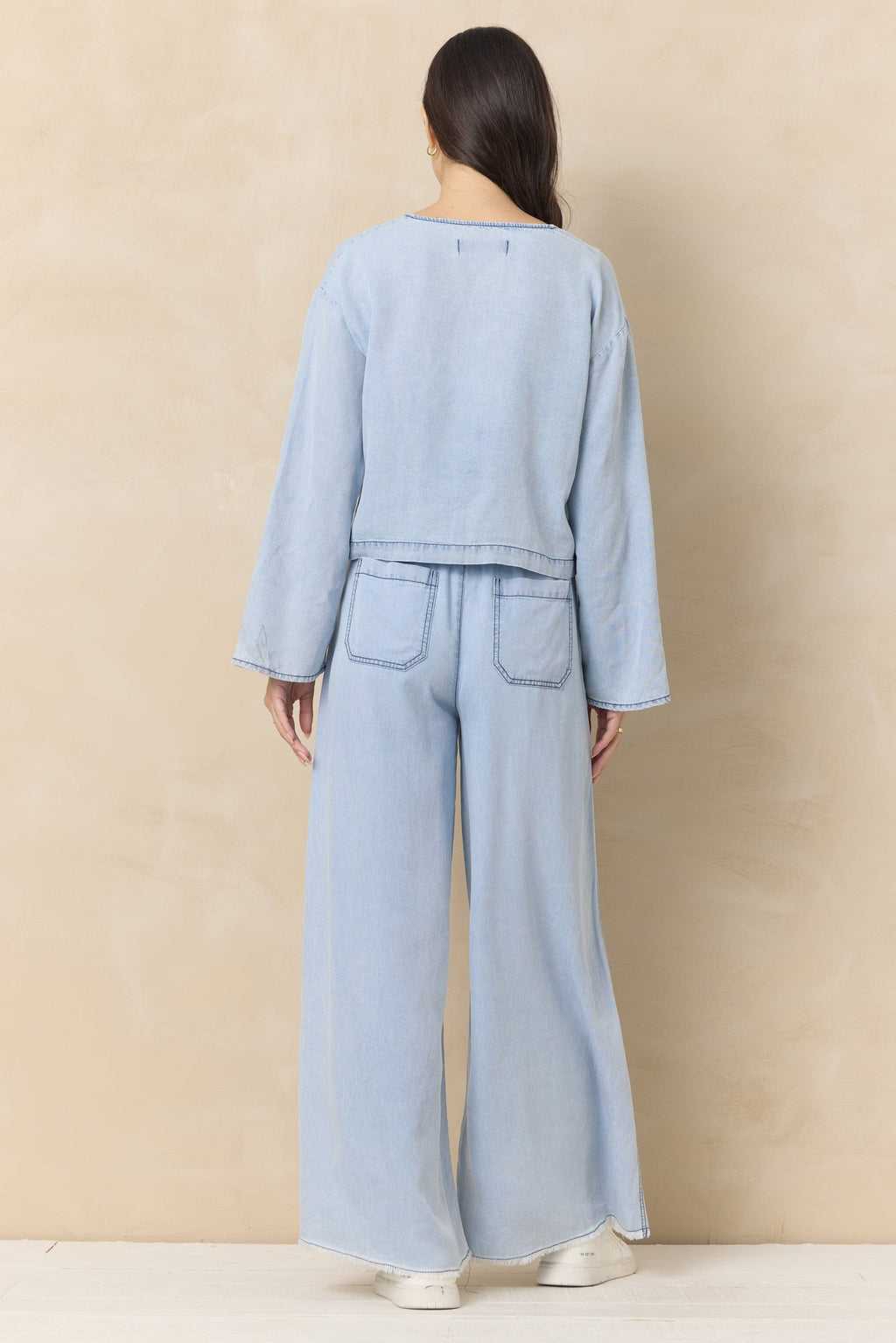 Tencel Wide Leg Pant