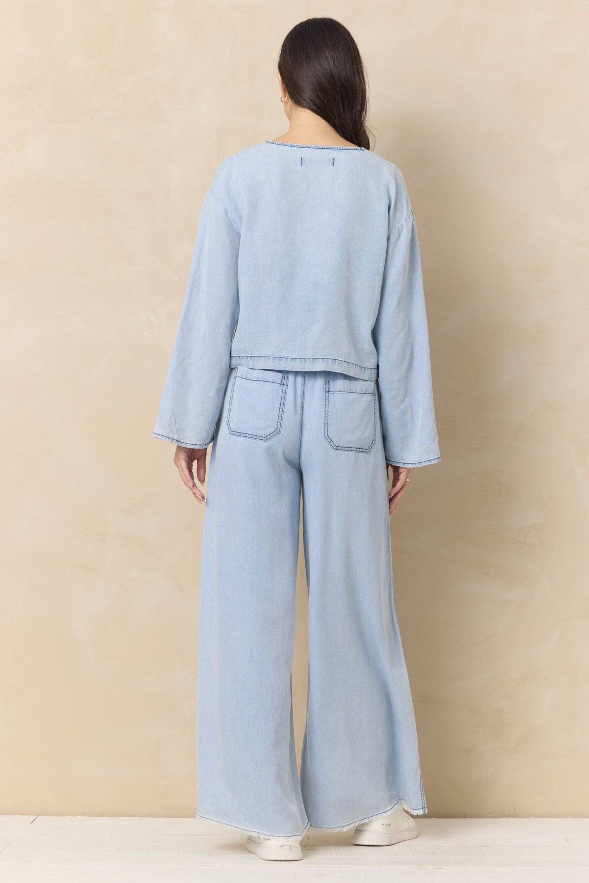 Tencel Wide Leg Pant