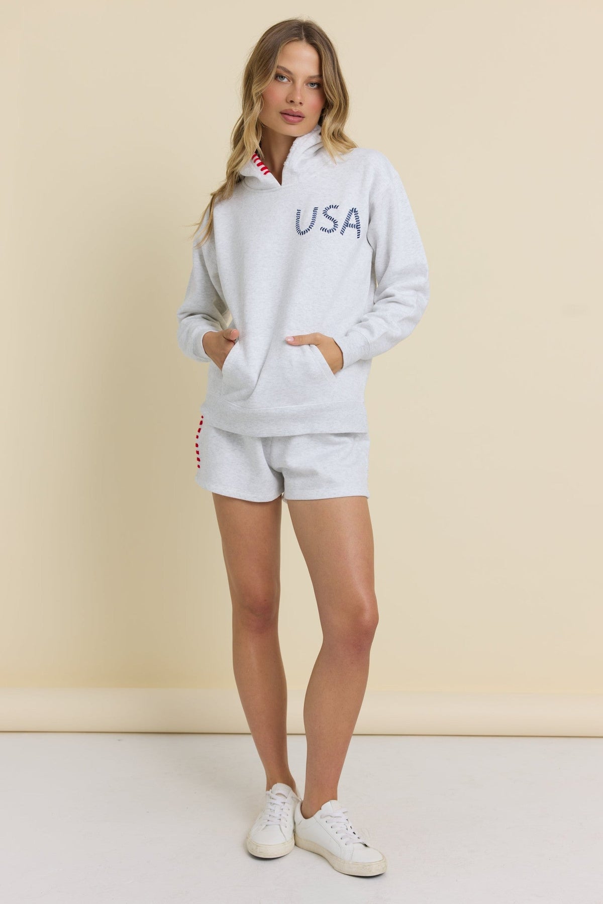 Embroidered Surf Wash Shorts