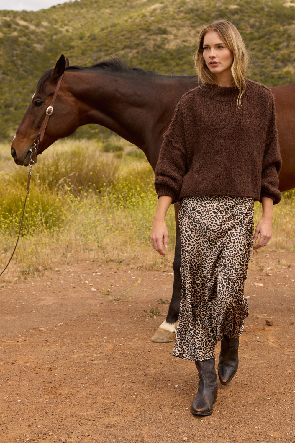 Satin Maxi Skirt