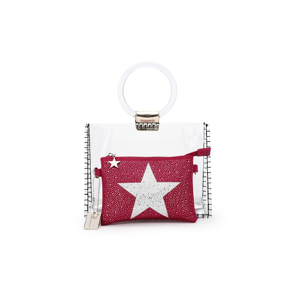 MINI MOLLY - FUCHSIA RHINESTONE MULTI