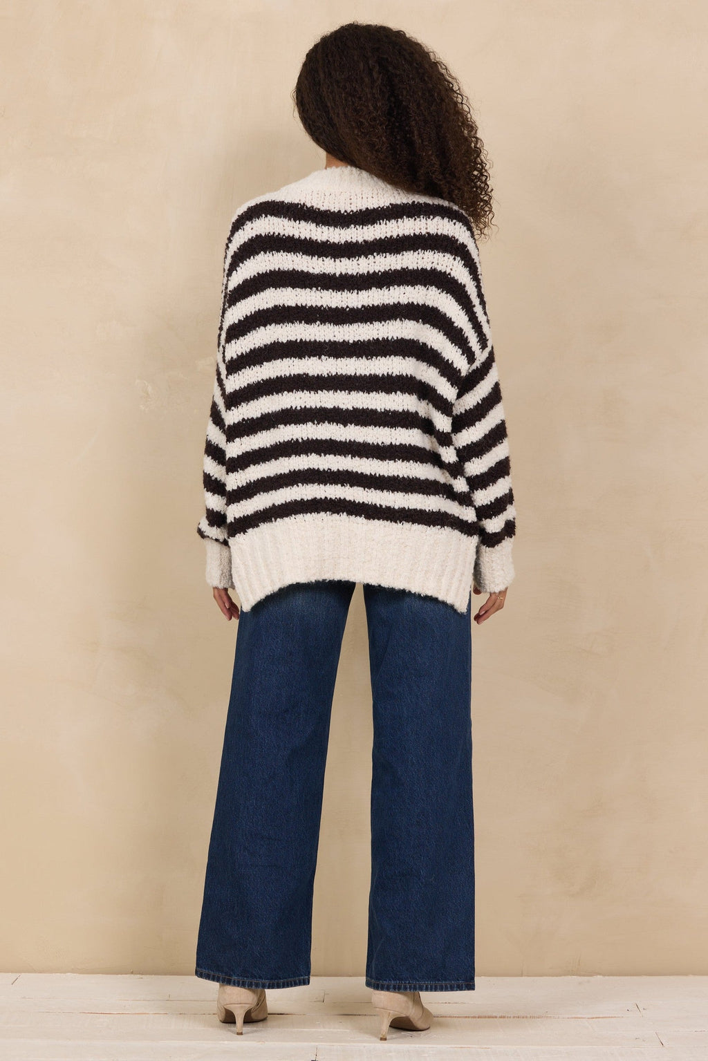 Striped Crew Sweater