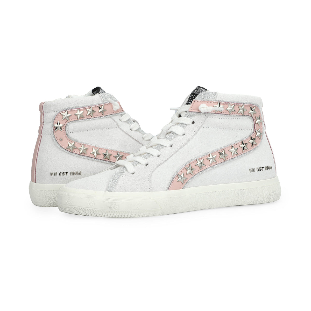 GADOL HIGH 16 - GREY SUEDE/BABY PINK POP