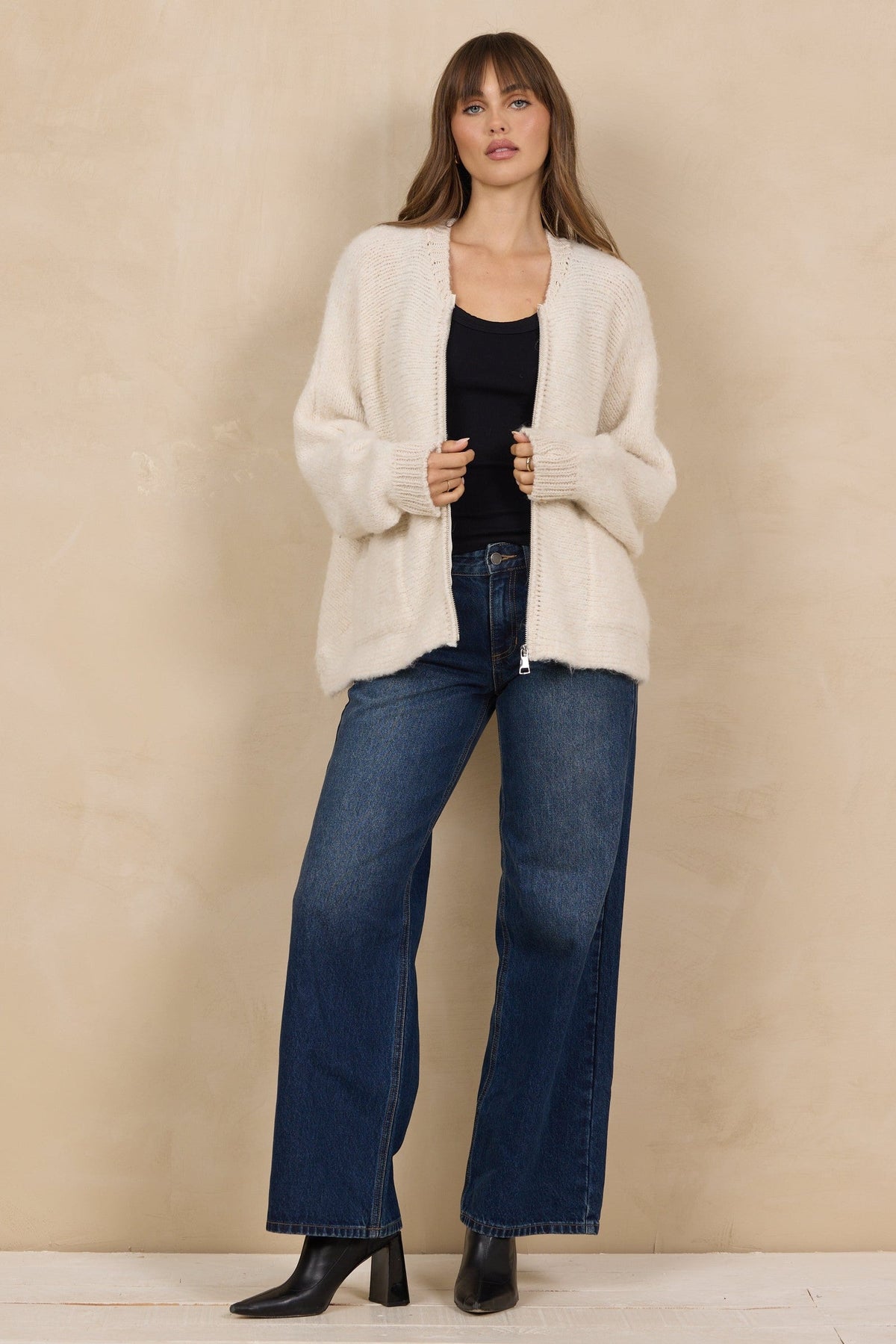 Zip Front Soleil Sweater