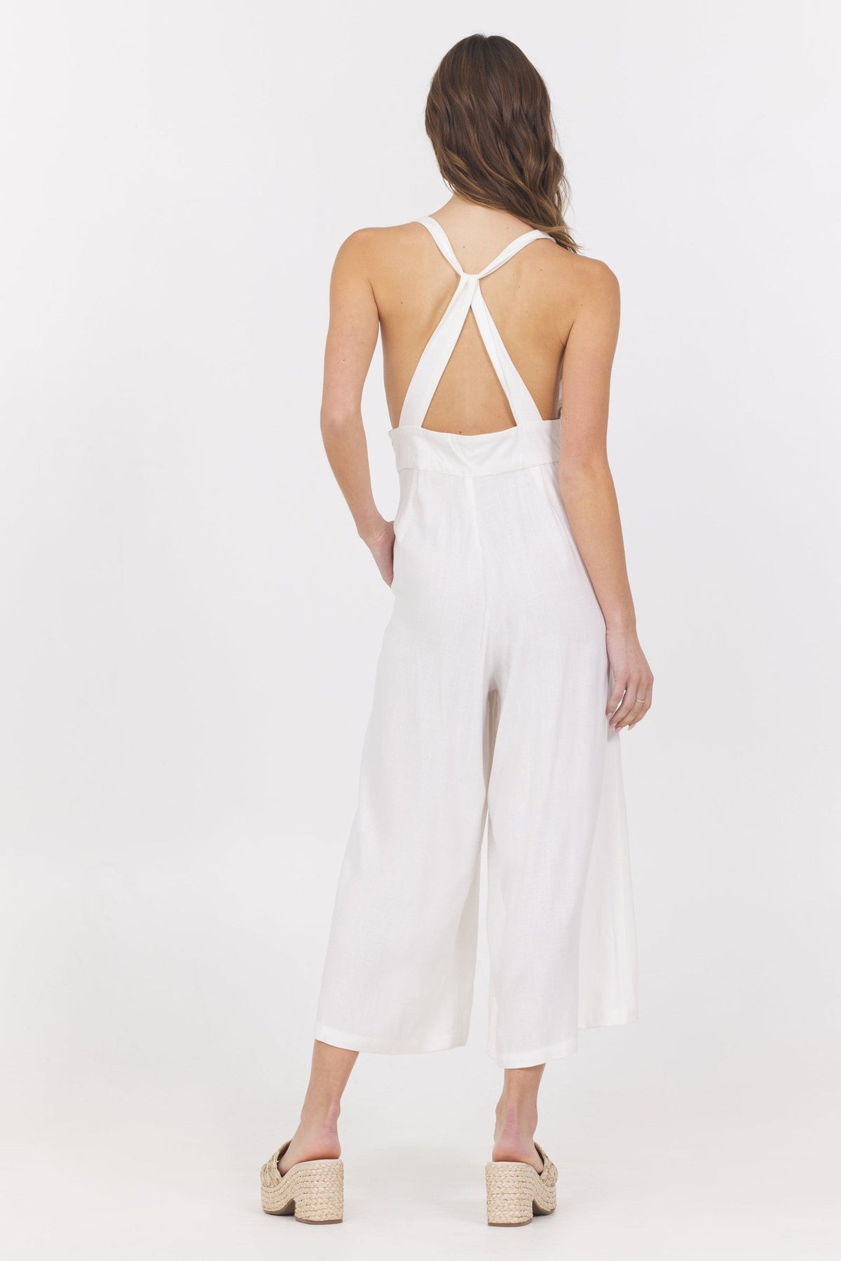 Linen Blend Jumpsuit