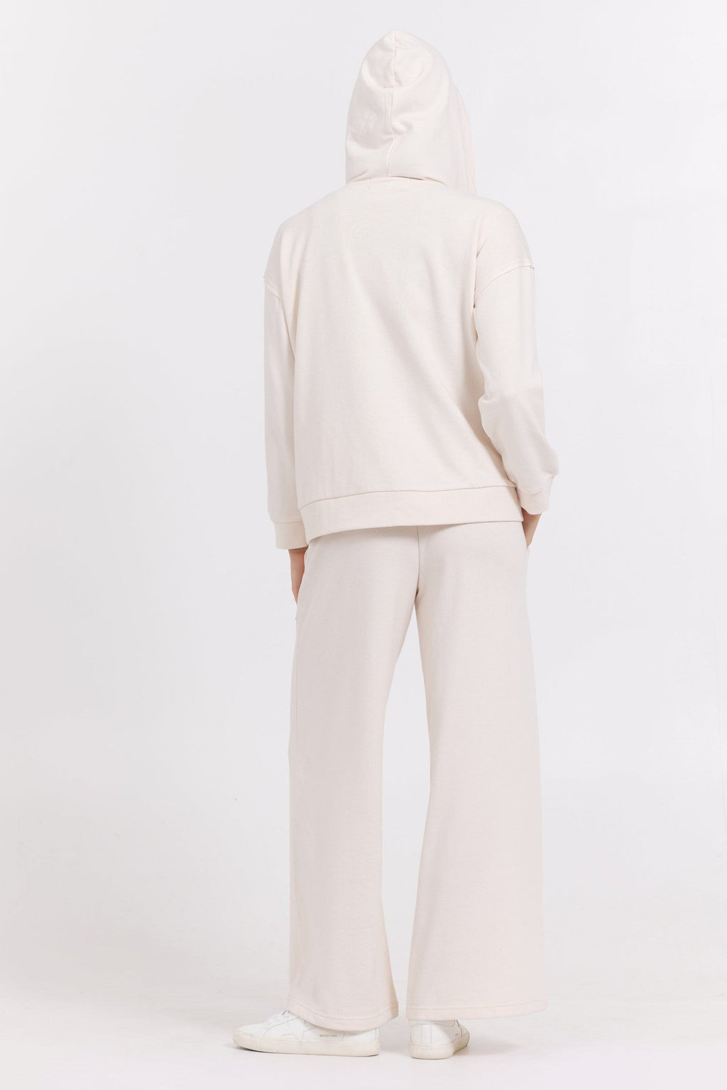 Suede Terry Zip Up