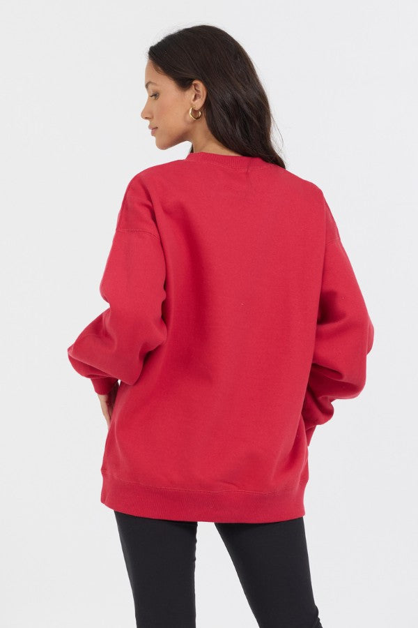 Red Proweave Crewneck
