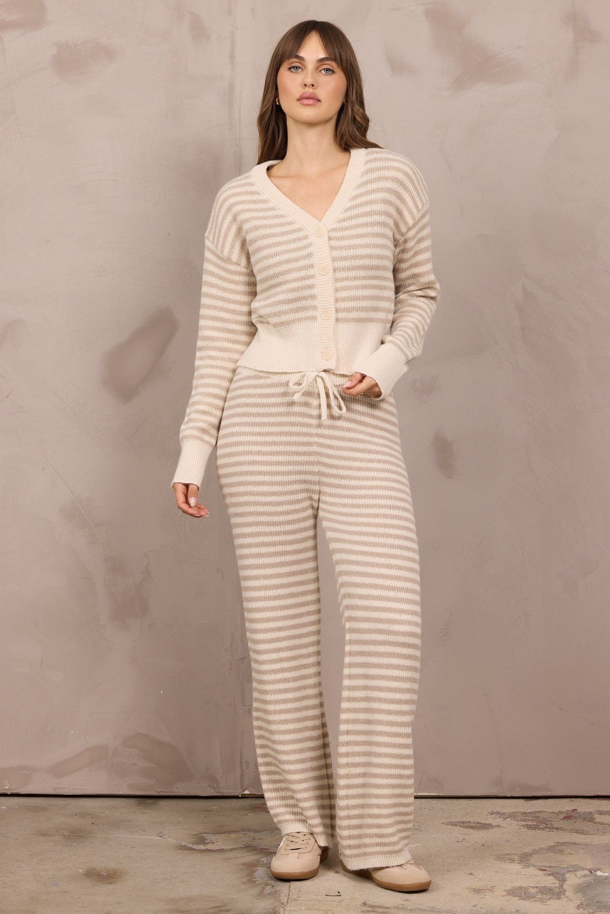 Sweater Terry Wide Leg Pant