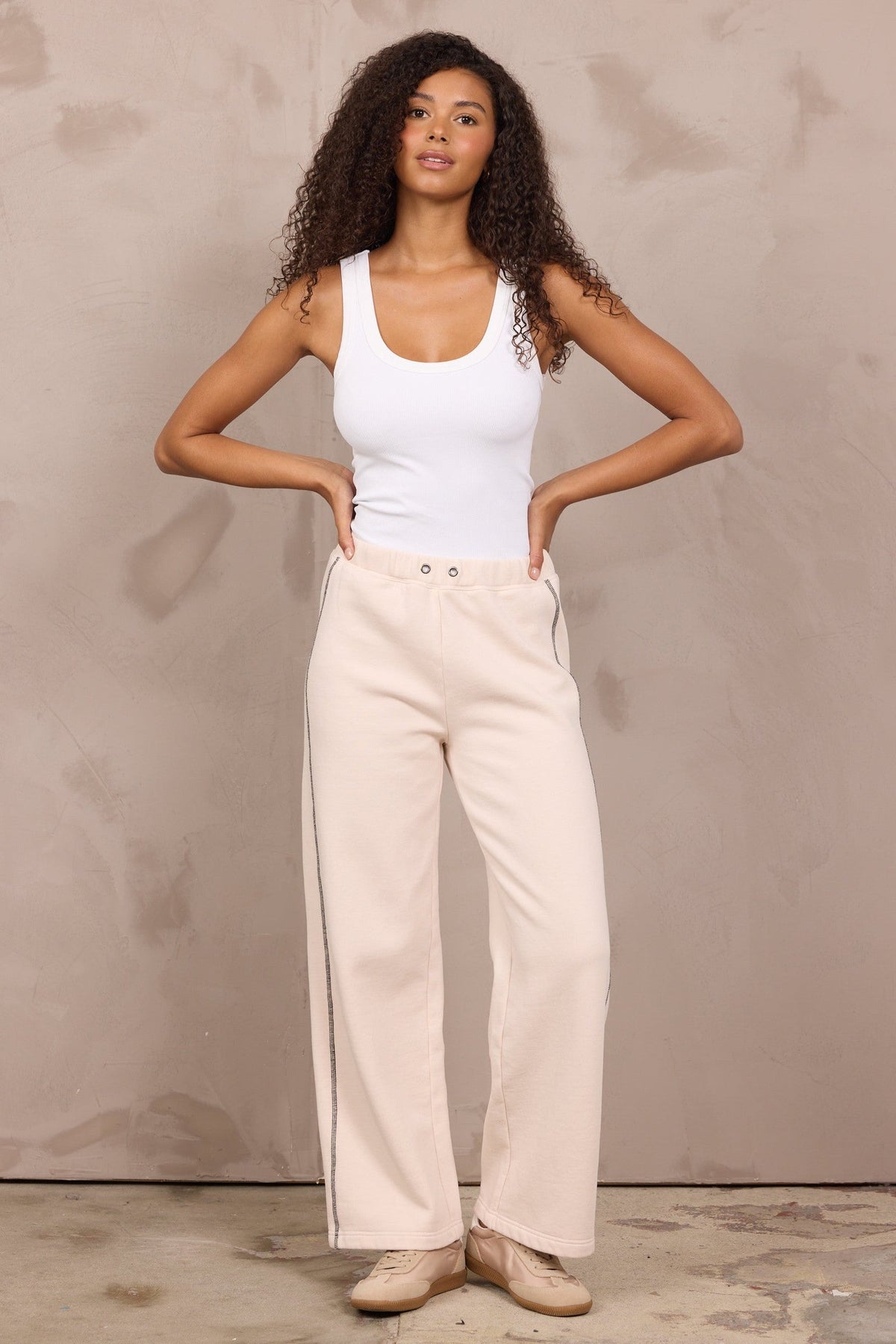 Garment Dye Pant w/ Contrast Stitching