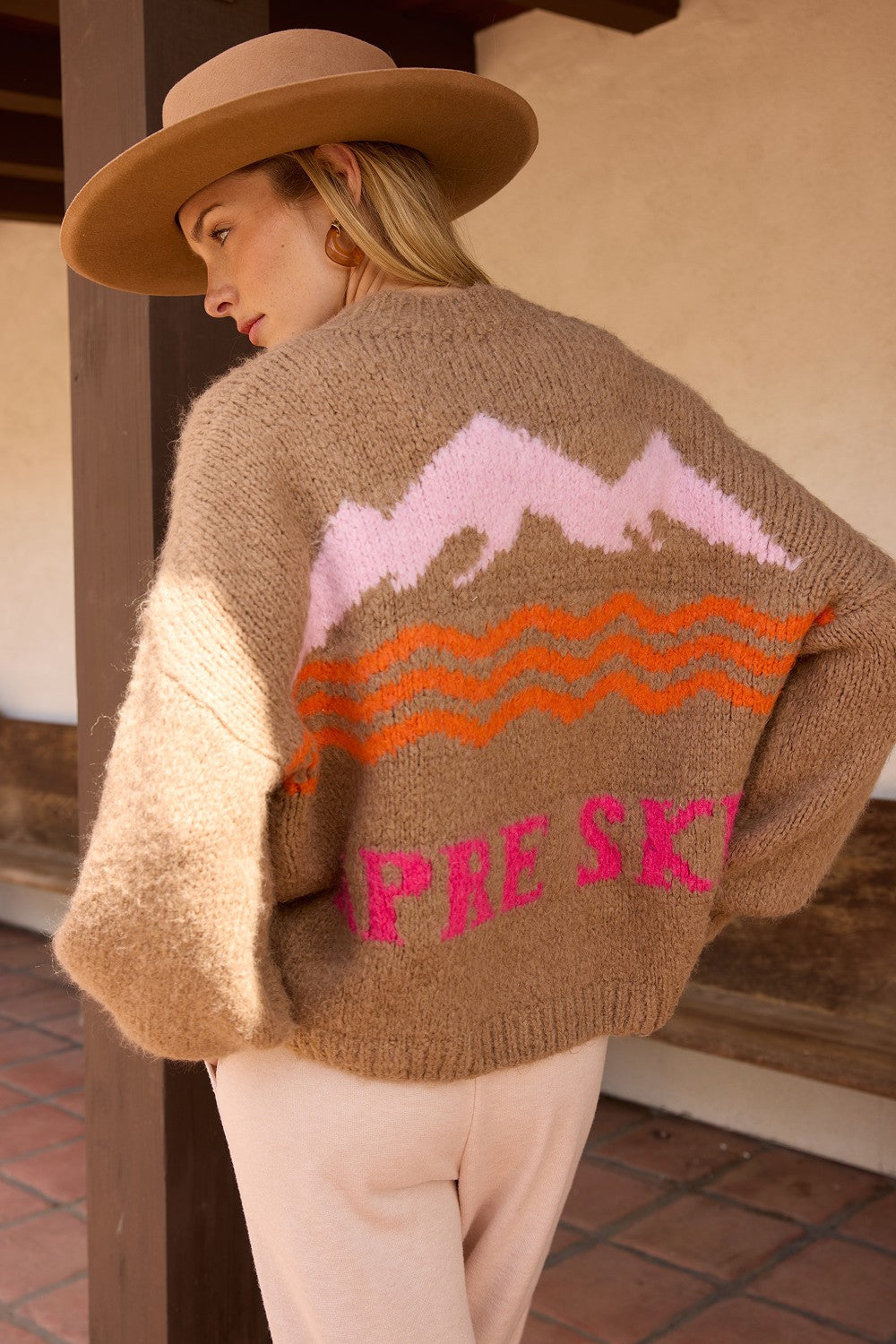 Mountain Apres Ski Mock Neck Sweater