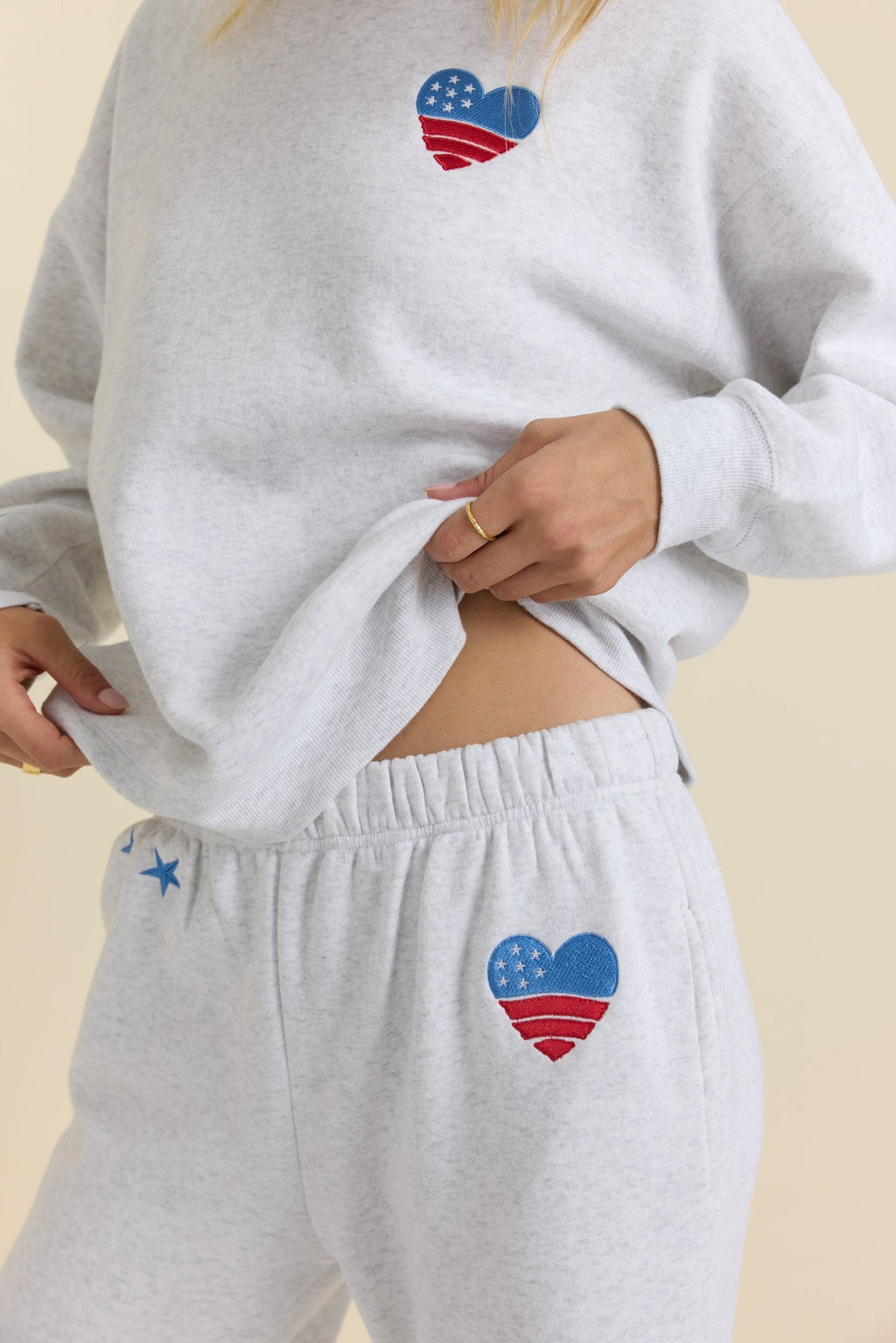 USA Embroidered Crew