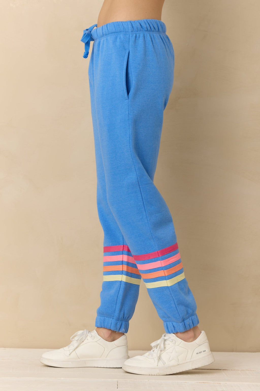 Stripe Heather Fleece Jogger