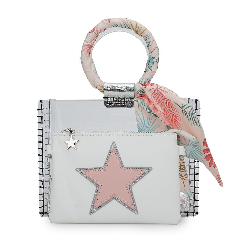 MINI MOLLY - SCARF LIGHT PINK