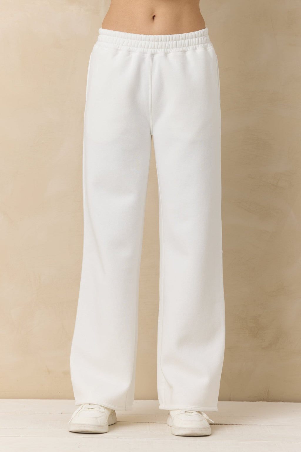 Fleece Wide Leg Pant with USA Applique