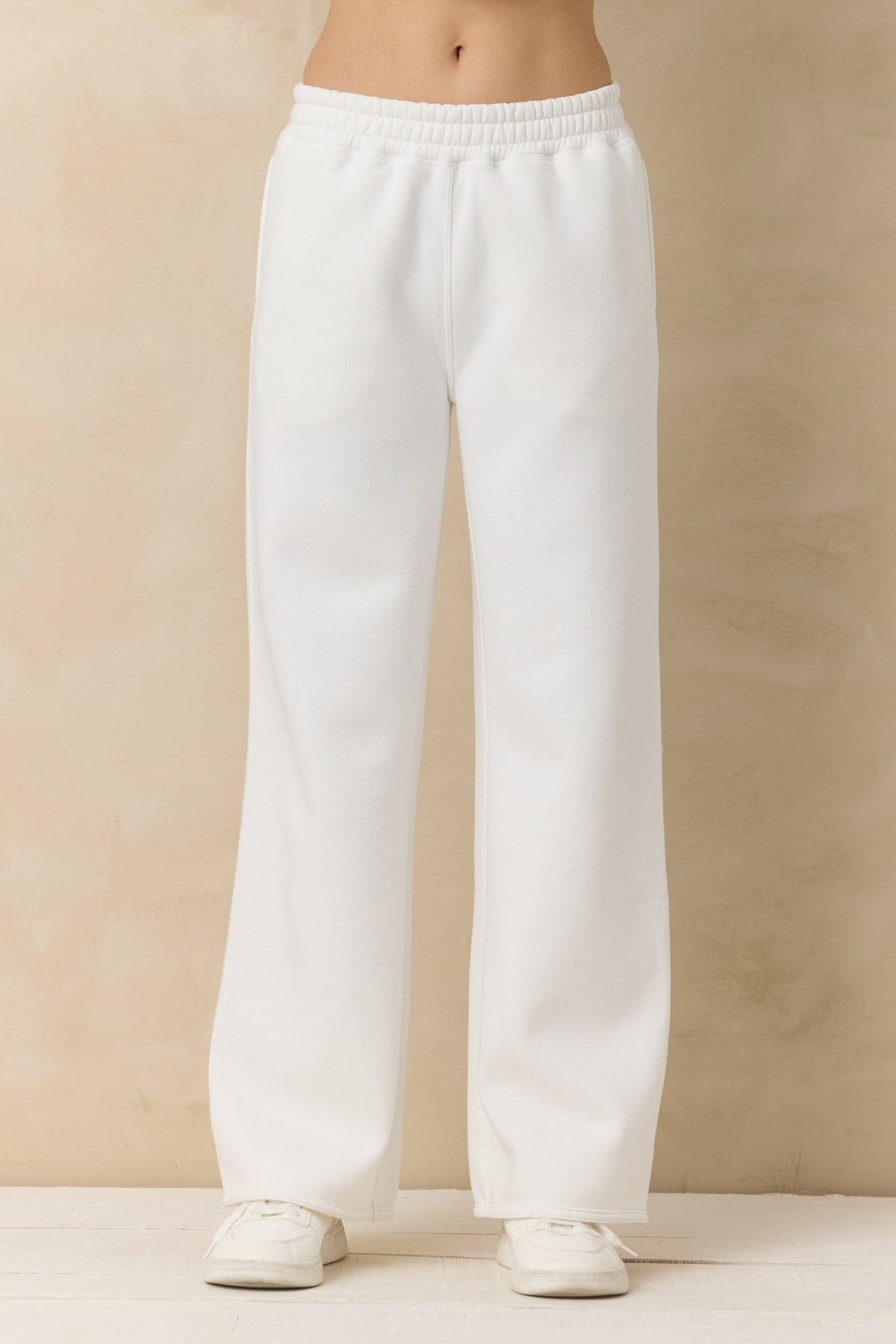 Fleece Wide Leg Pant with USA Applique