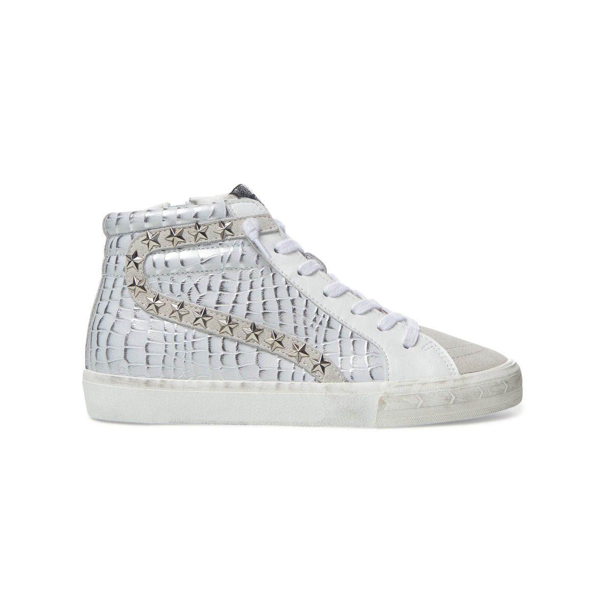 EDGE HIGH - LIGHT GREY CROCO