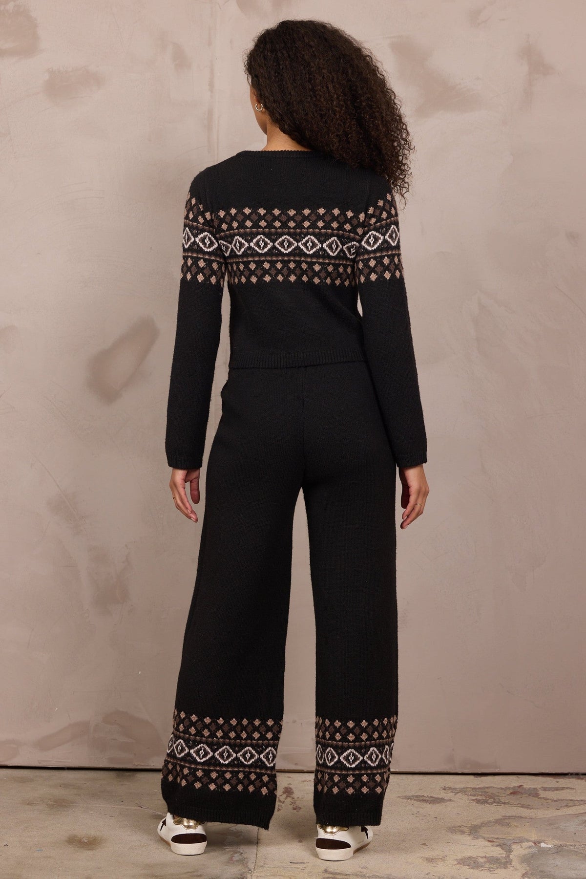 Crop Fair Isle Sweater
