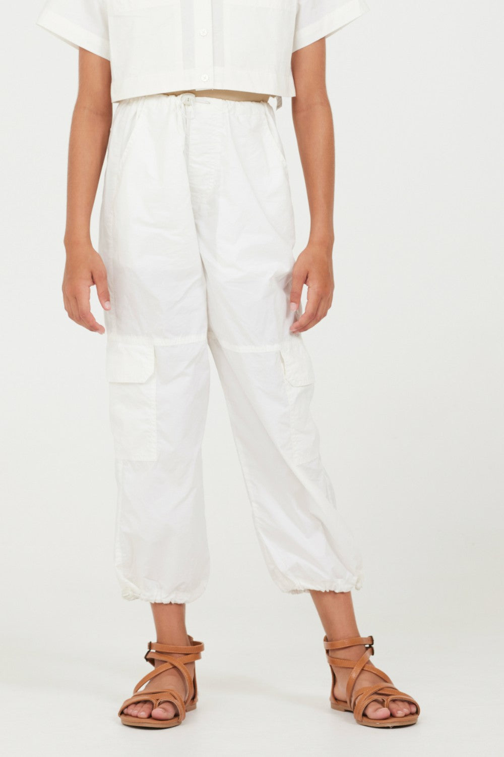 Oyster Parachute Pants