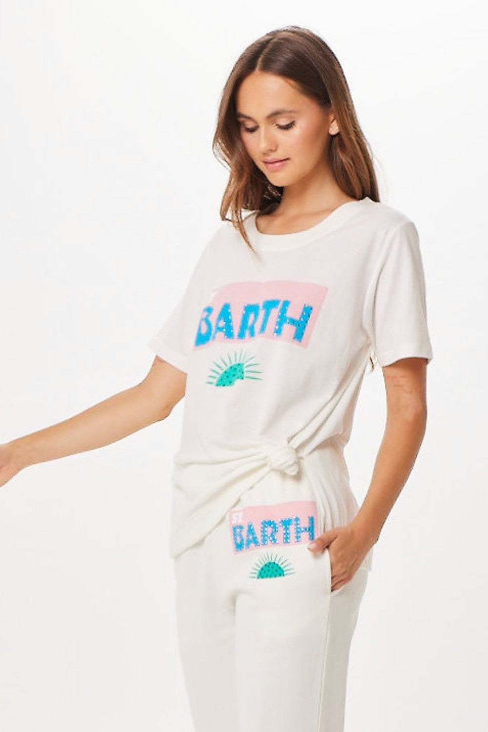 White St. Barth Jet Setter Tee
